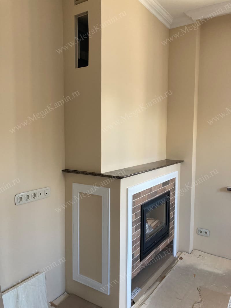 21. Камин пристенный топка "CONTURA"