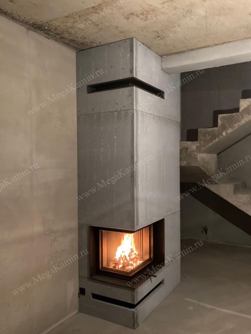 25. Камин пристенно-угловой топка "АСТОВ"