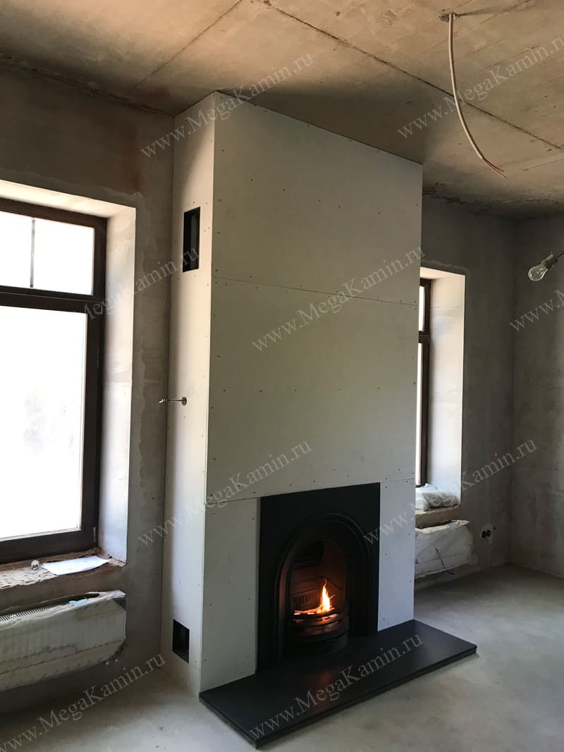 35. Открытый камин топка "STOVAX"