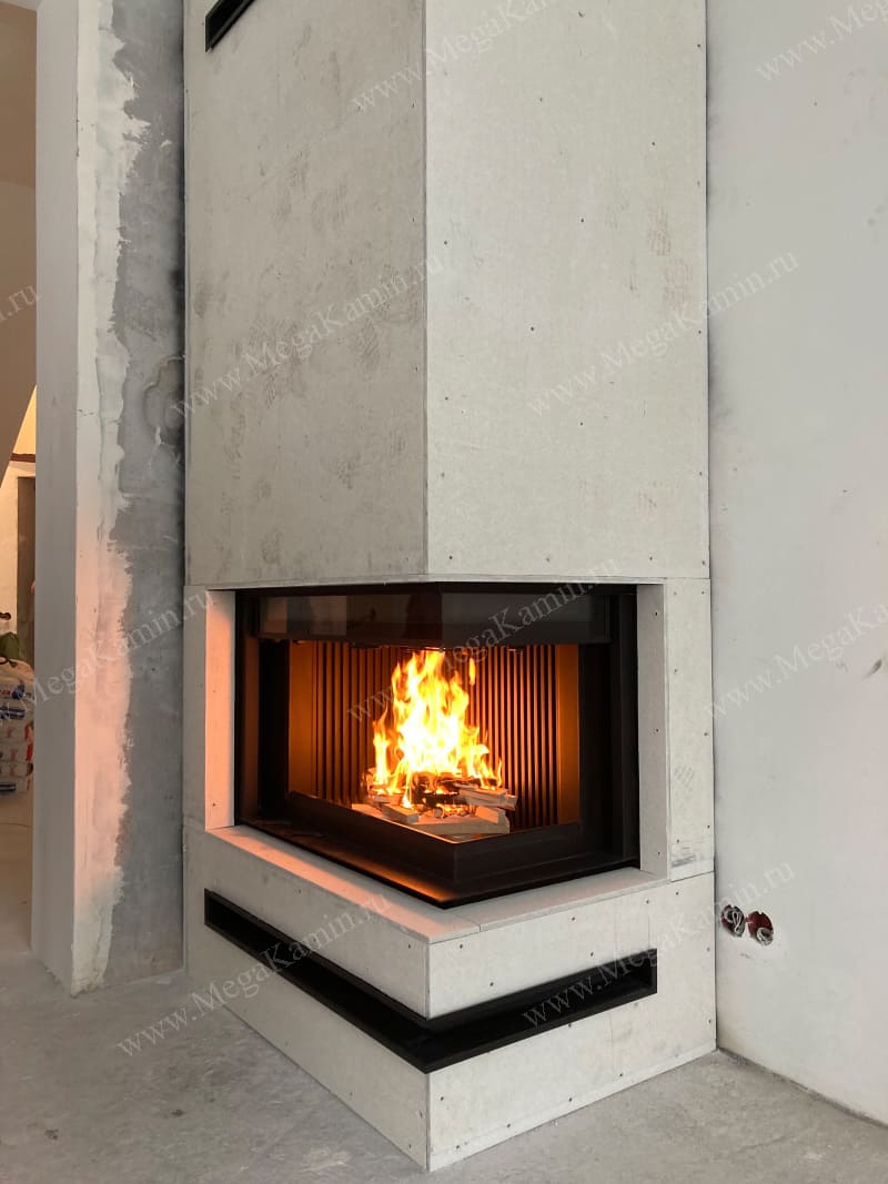 26. Камин пристенно-угловой топка "АСТОВ"