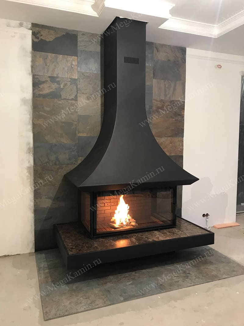 28. Камин в стиле Нi-Tech "АСТОВ АРТ П3С 12060"